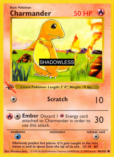 Charmander BS 46 Shadowless