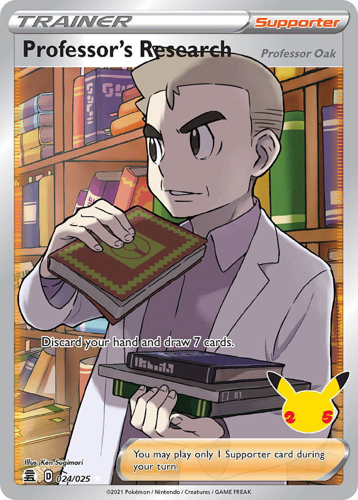 Professor's Research - Professor Oak CEL 24