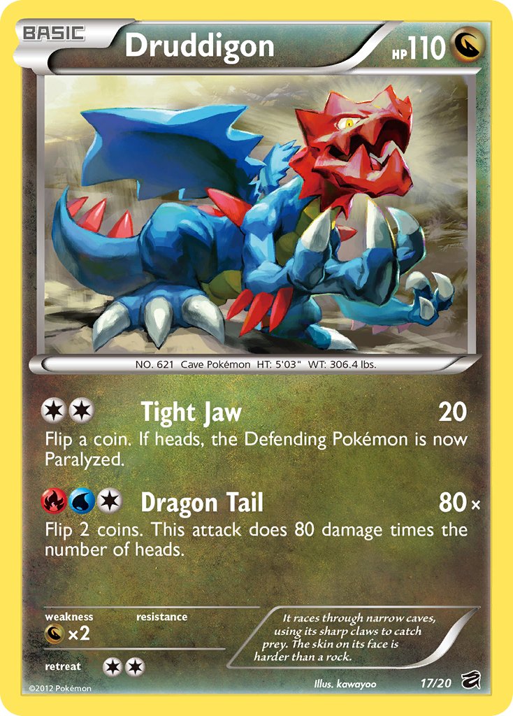 Druddigon DRV 17 Stamped