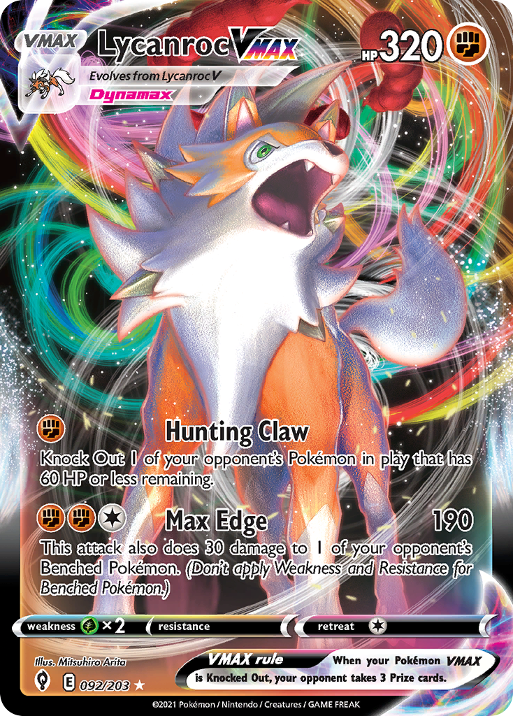 Lycanroc Vmax EVS 092