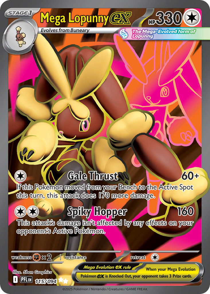 Mega Lopunny ex PFL 115