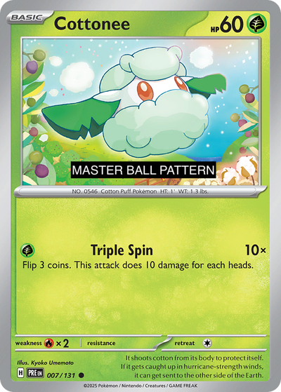 Cottonee xPRE 7 Master Ball
