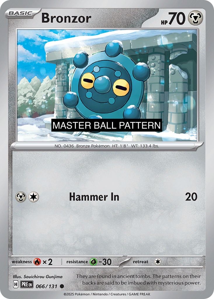 Bronzor xPRE 66 Master Ball Pattern