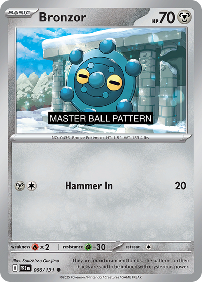 Bronzor xPRE 66 Master Ball Pattern