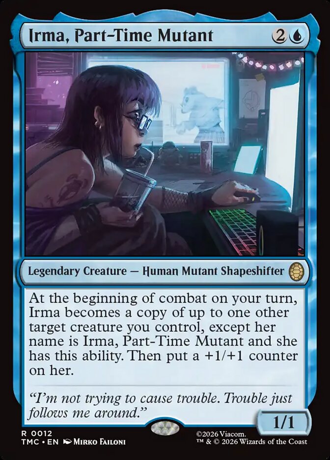 Irma, Part-Time Mutant TMC 12